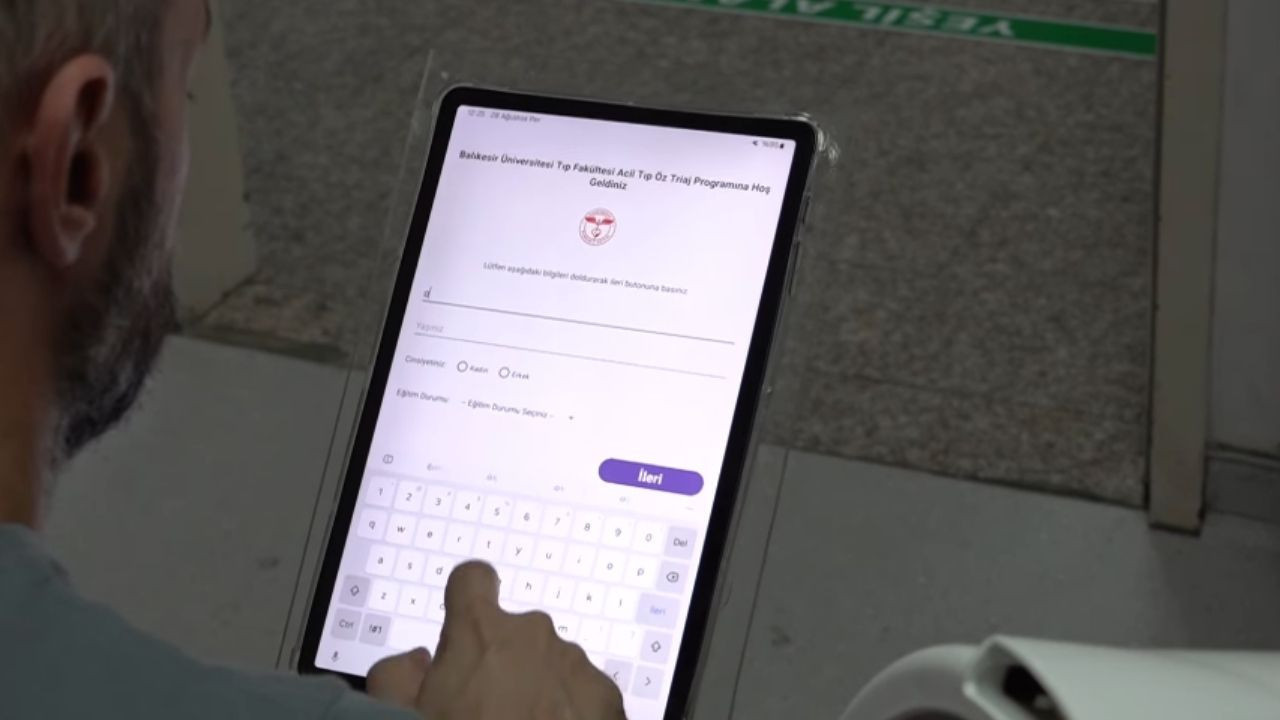 Balıkesir Üniversitesi'nden Türkiye'nin İlk Mobil Öz Triyaj Uygulaması