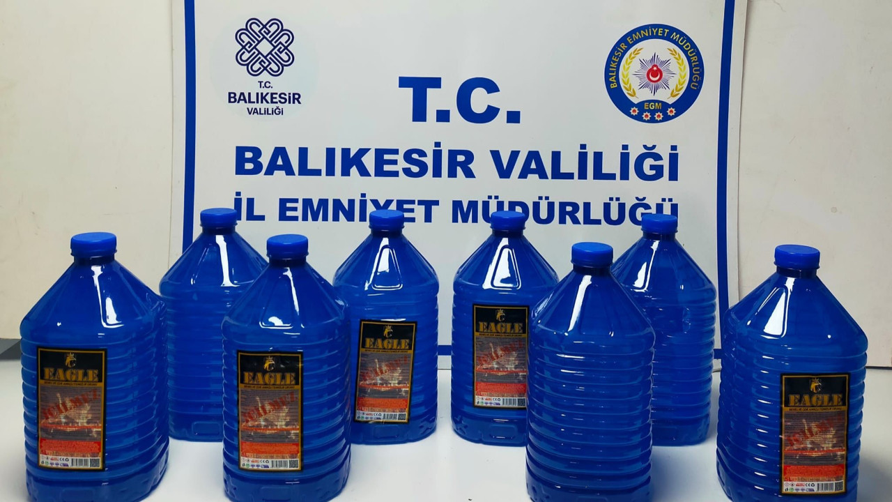 Ayvalık’ta Operasyon: Şişelerle Yakalandı