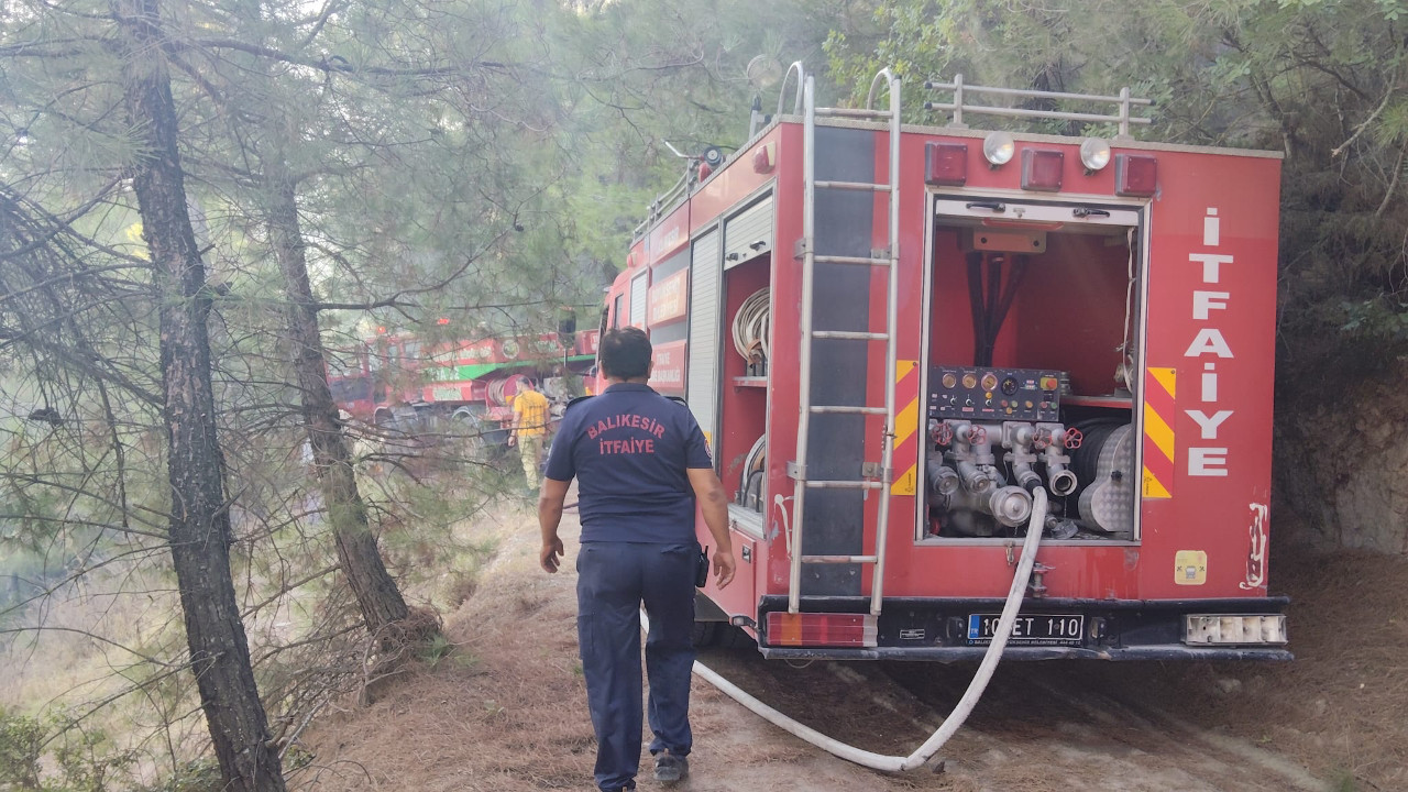İvrindi’de Orman Yangını Korkuttu
