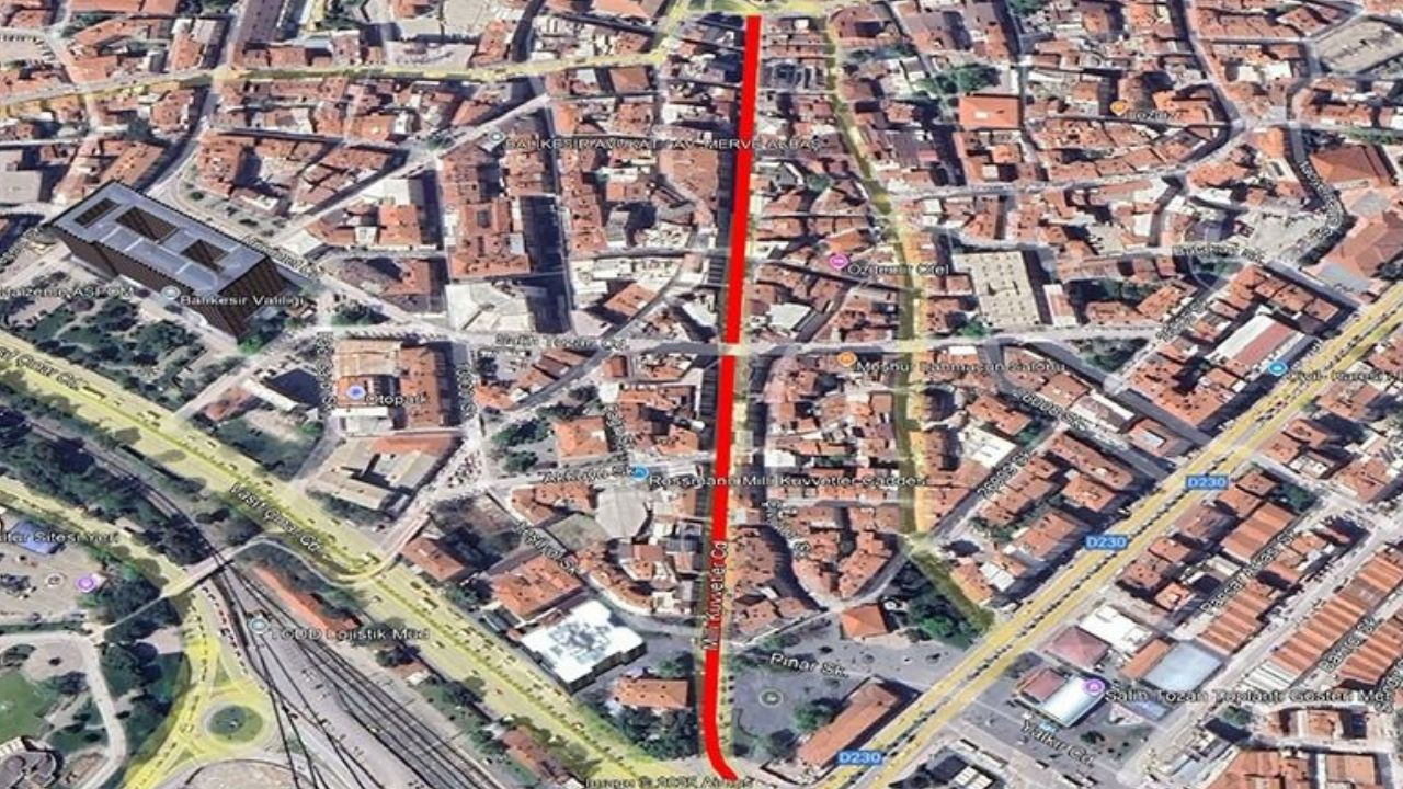Milli Kuvvetler Caddesi Trafiğe Kapatıldı