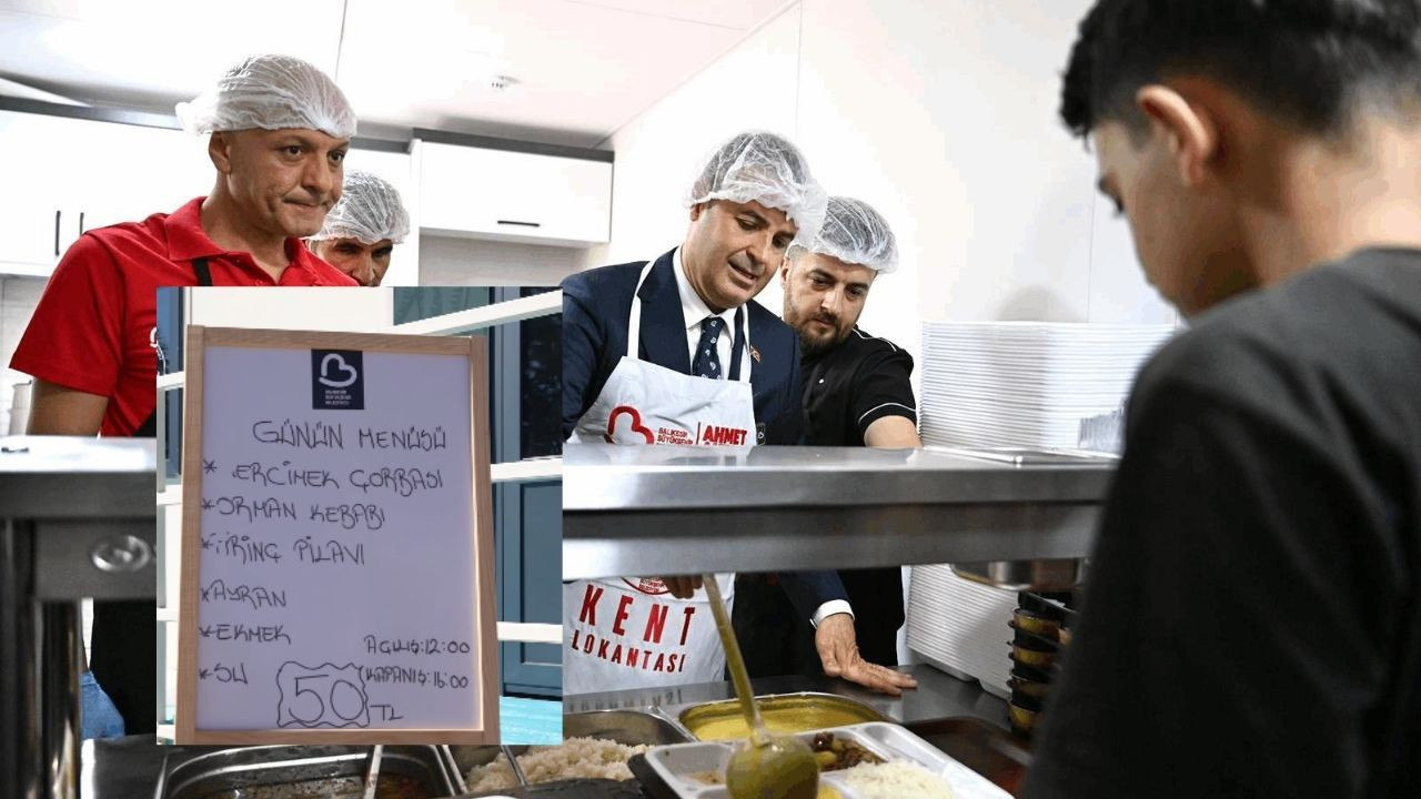 Balıkesir'de İlk Öğrenci Lokantası Açıldı! 3 Çeşit Yemek 50 TL