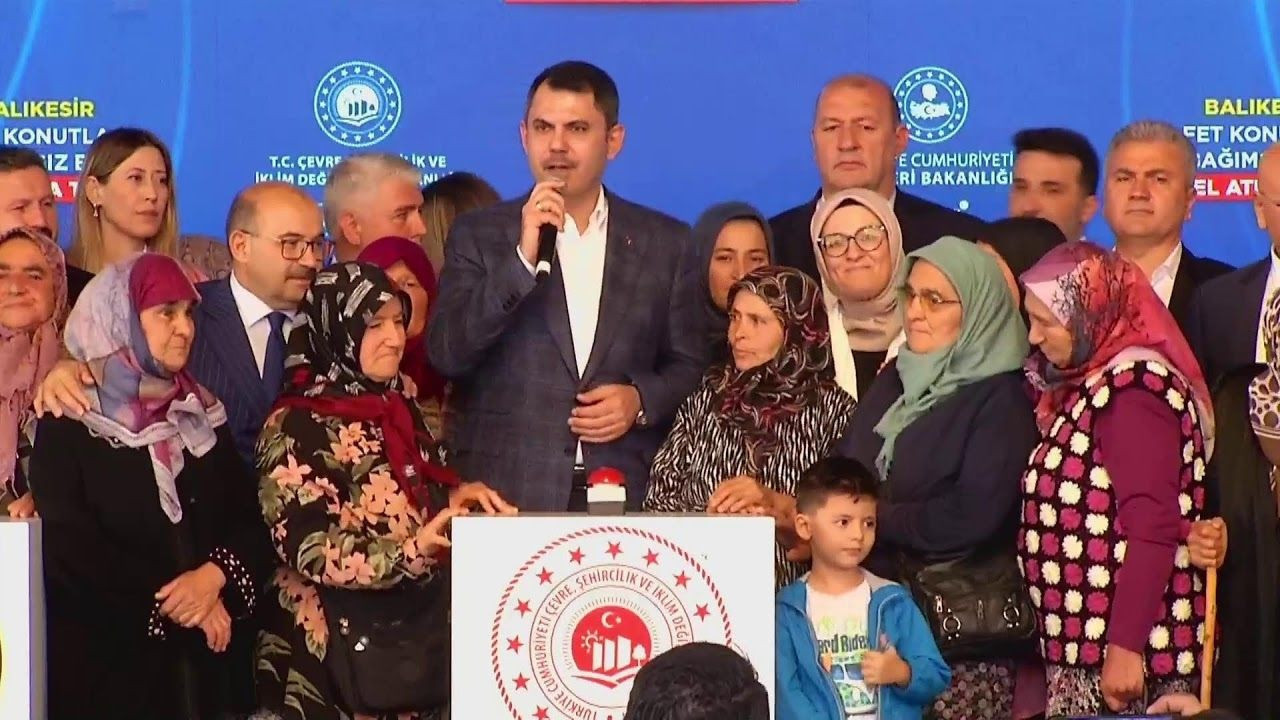 Balıkesir'de 531 konutun temeli atıldı! 1 yıl içinde teslim edilecek