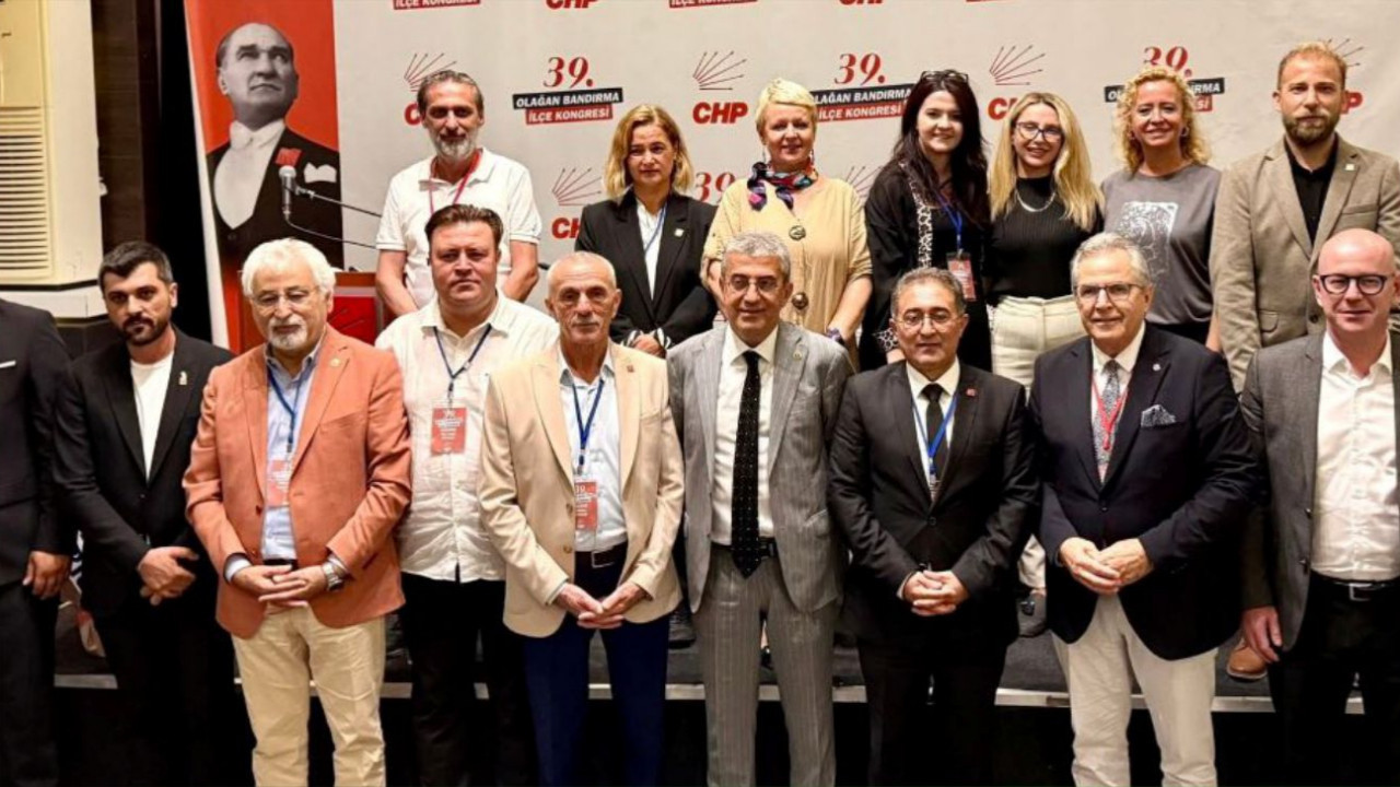 CHP Bandırma İlçe Kongresi Yapıldı Başkan Mehmet Atak