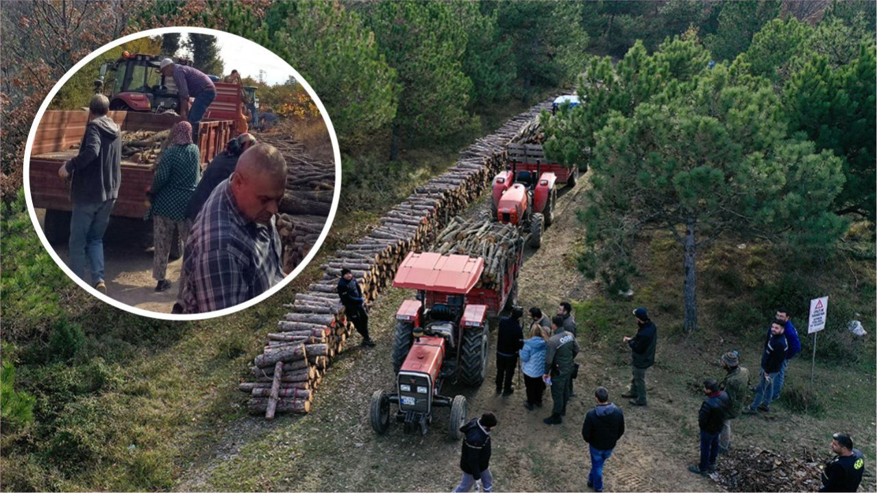 Balıkesir’de Orman Köylüsüne Yakacak Desteği Başladı