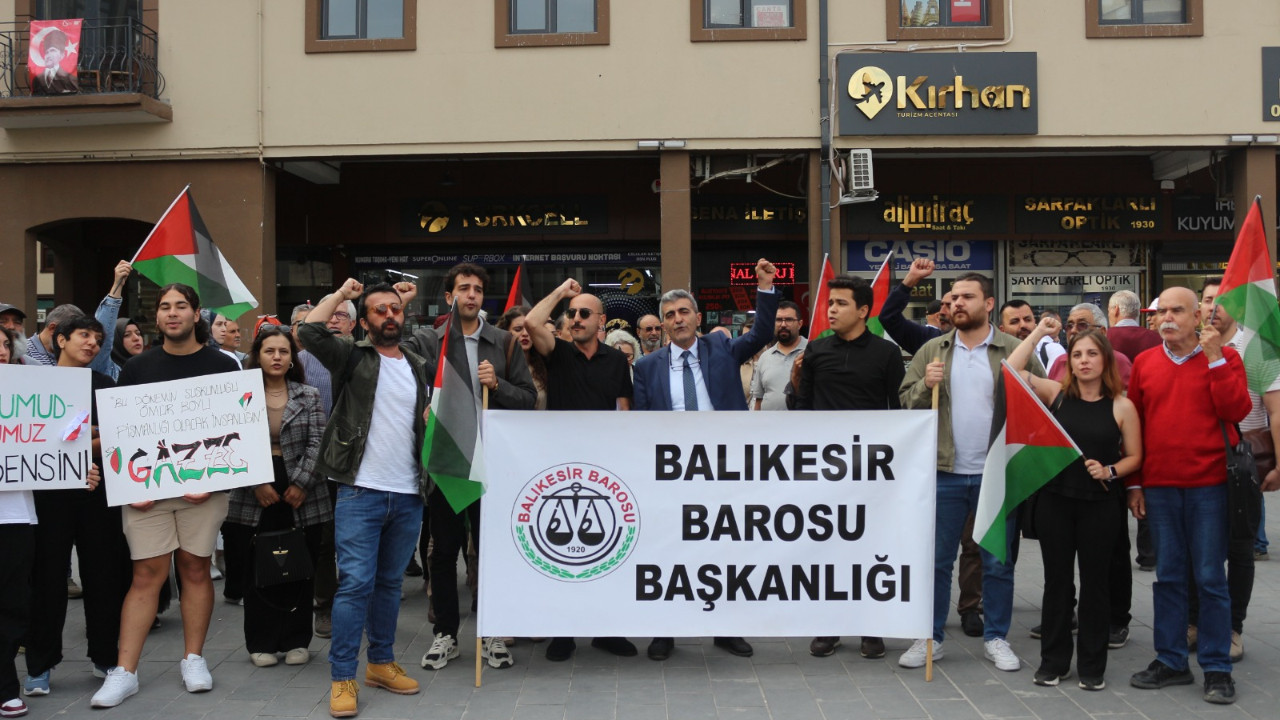 Balıkesir Barosu’ndan Gazze Çağrısı: “Soykırıma Sessiz Kalmayacağız”