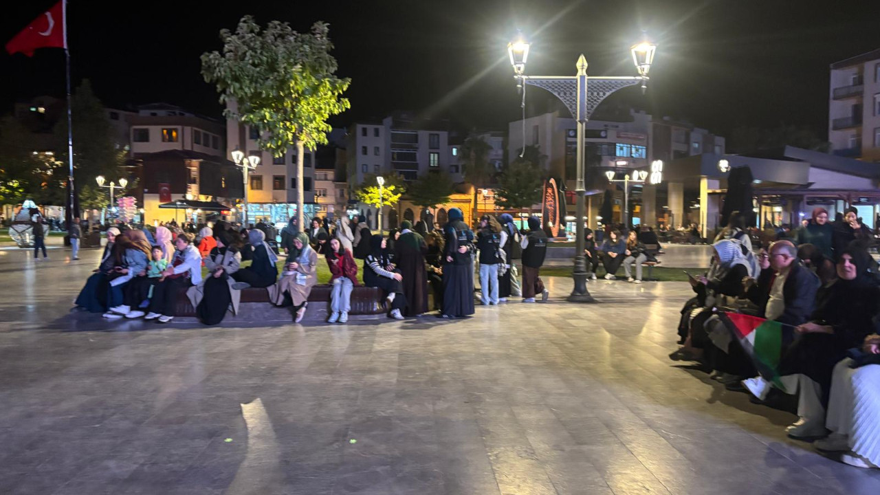 Balıkesir’de İsrail Protestosu