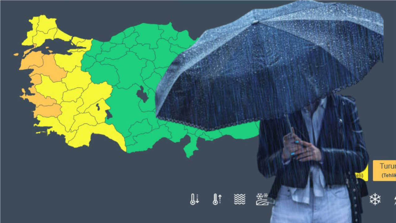 Türkiye Haritasında Balıkesir Turuncu! İşte Güncel Meteoroloji Tablosu