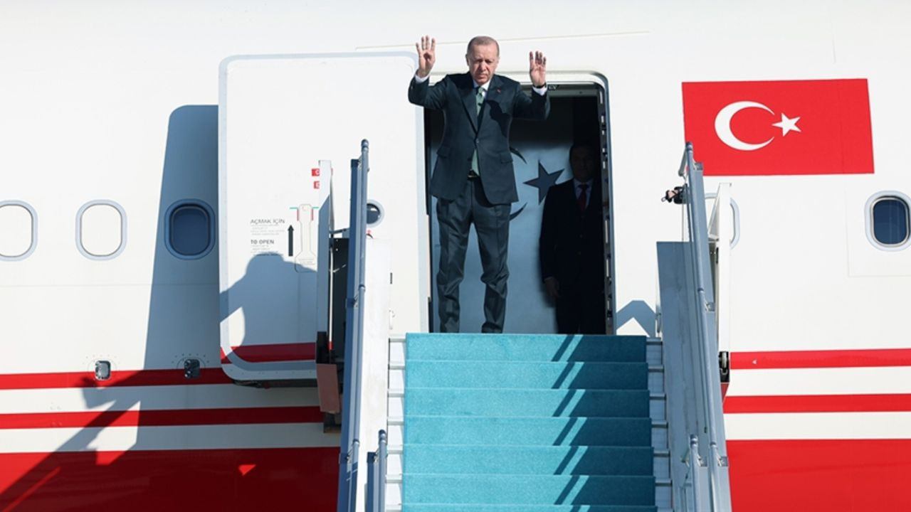 Cumhurbaşkanı Erdoğan Azerbaycan'a gitti