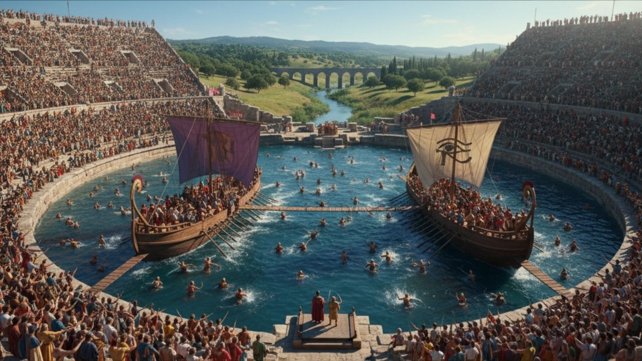 İçinde Su Savaşları Yapılan Dünyadaki Tek Arena Balıkesir'de: Kyzikos