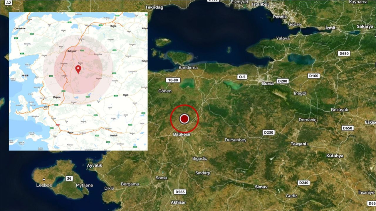 Balıkesir’de Bu Sabah 10’dan Fazla Sarsıntı