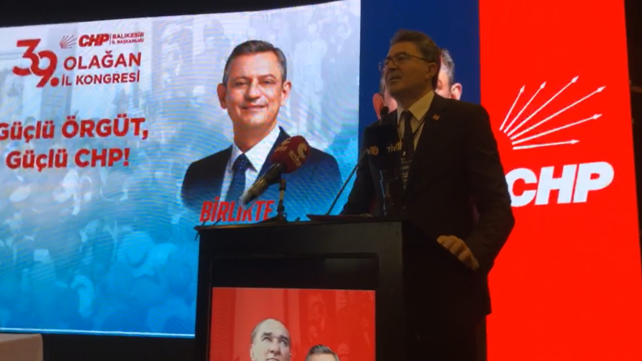 Ensar Aytekin CHP Balıkesir İl Kongresinde Konuştu