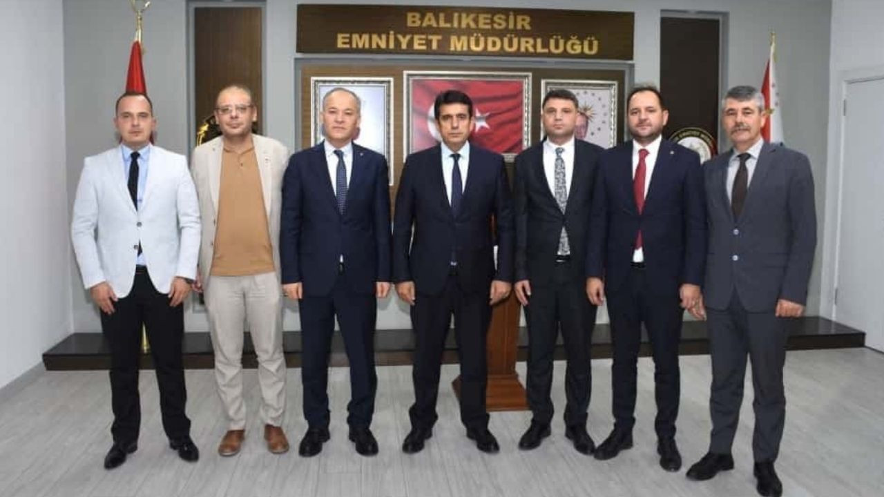 TÜRKAV Balıkesir Şubesi’nden İl Emniyet Müdürü Şükrü Yaman’a Ziyaret