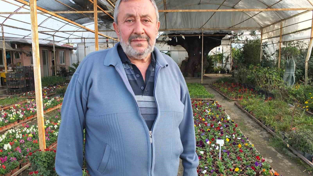 Balıkesir’de makine mühendisi çiçekçi oldu