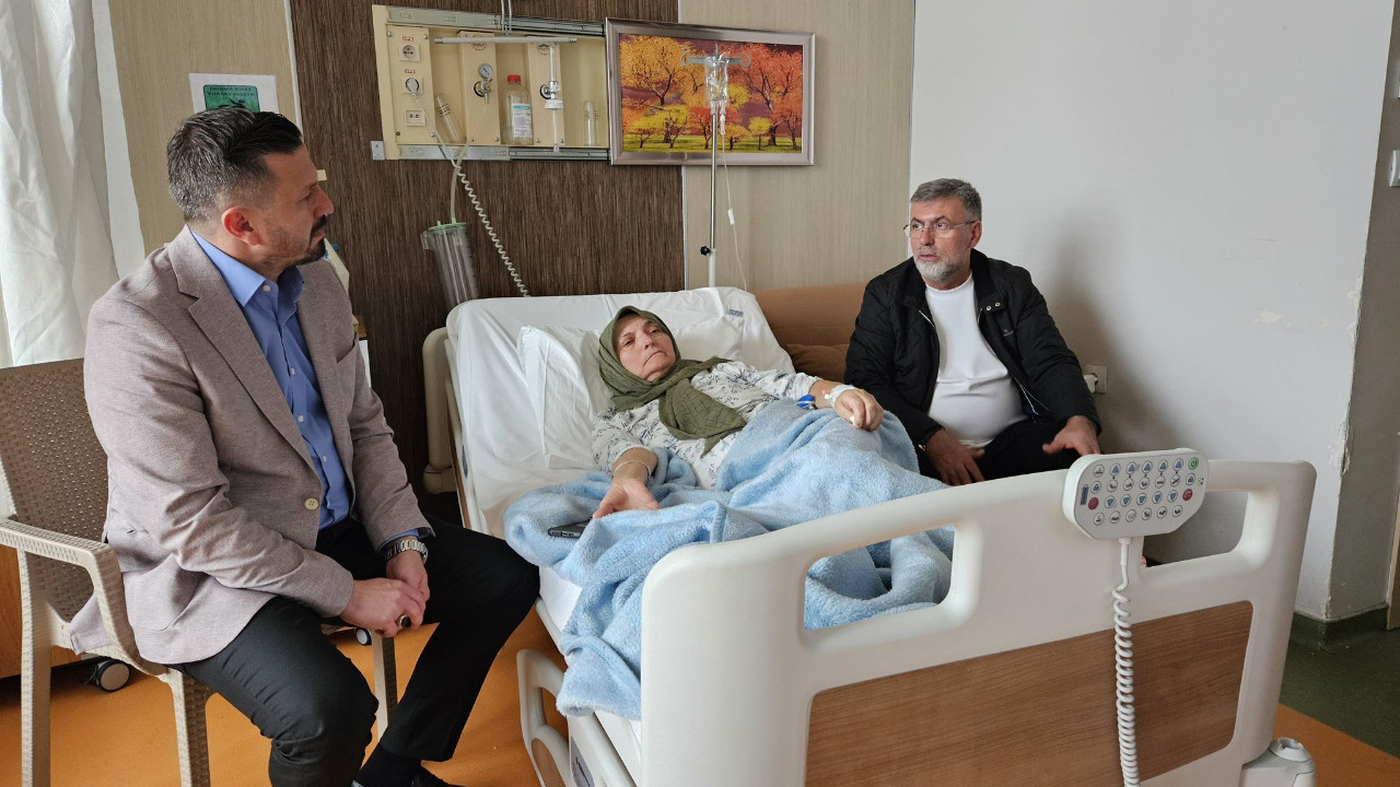 Aydemir’den Başkan Cankul’un Annesine Geçmiş Olsun Ziyareti