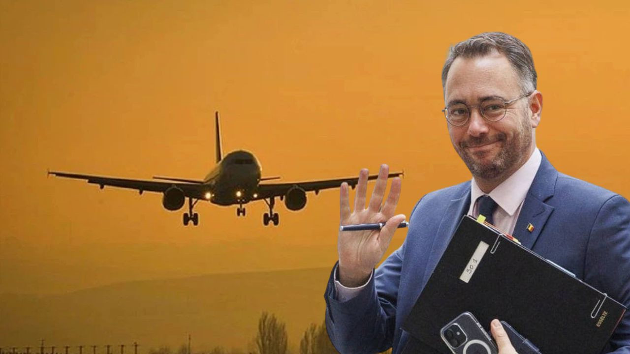 Belçika Dışişleri Bakanı'nın uçağı acil iniş yaptı