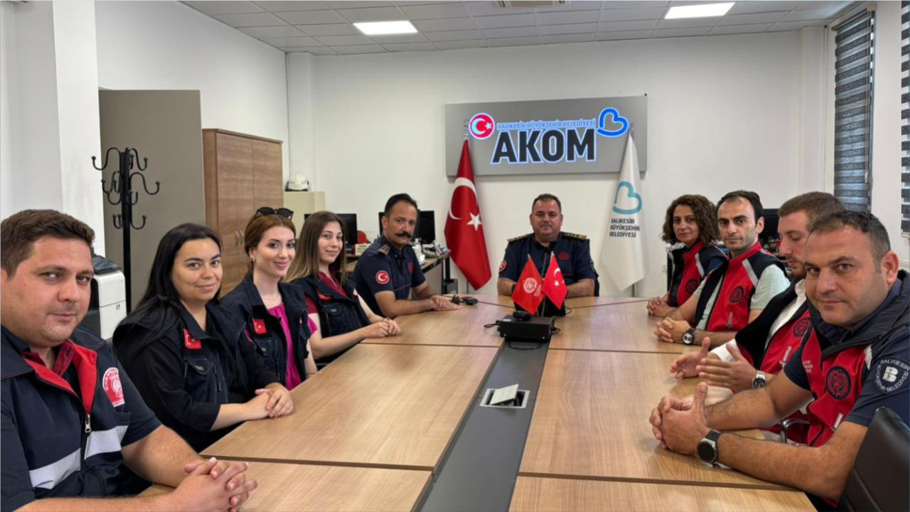 Balıkesir İtfaiyesi CBS İle Türkiye’de Bir İlki Gerçekleştiriyor