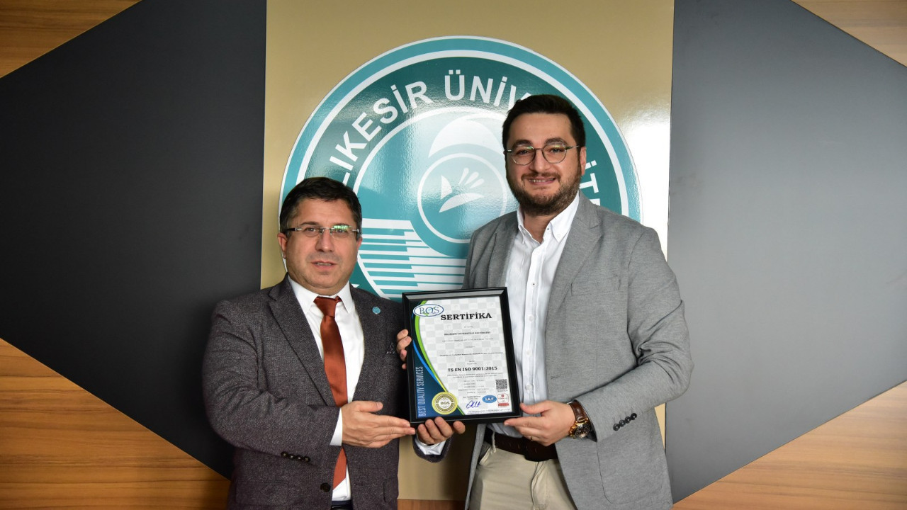 BAÜN’e ISO 9001 Kalite Belgesi