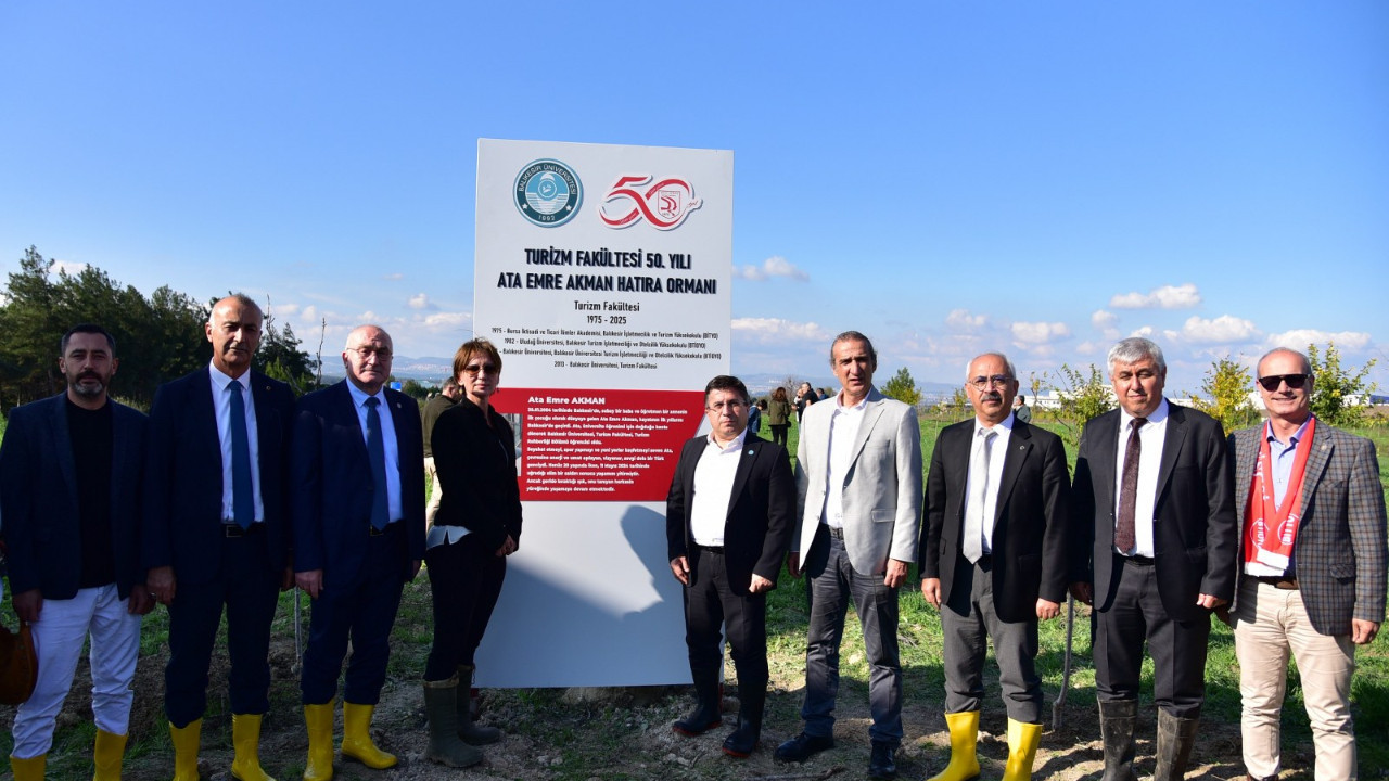 BAÜN Turizm Fakültesin’den Fidan Dikme Programı