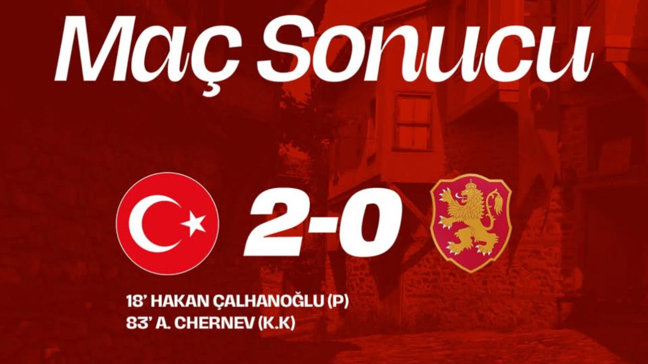 Türkiye A Milli Takım Ve Bulgaristan 2-0 Maç Sona Erdi