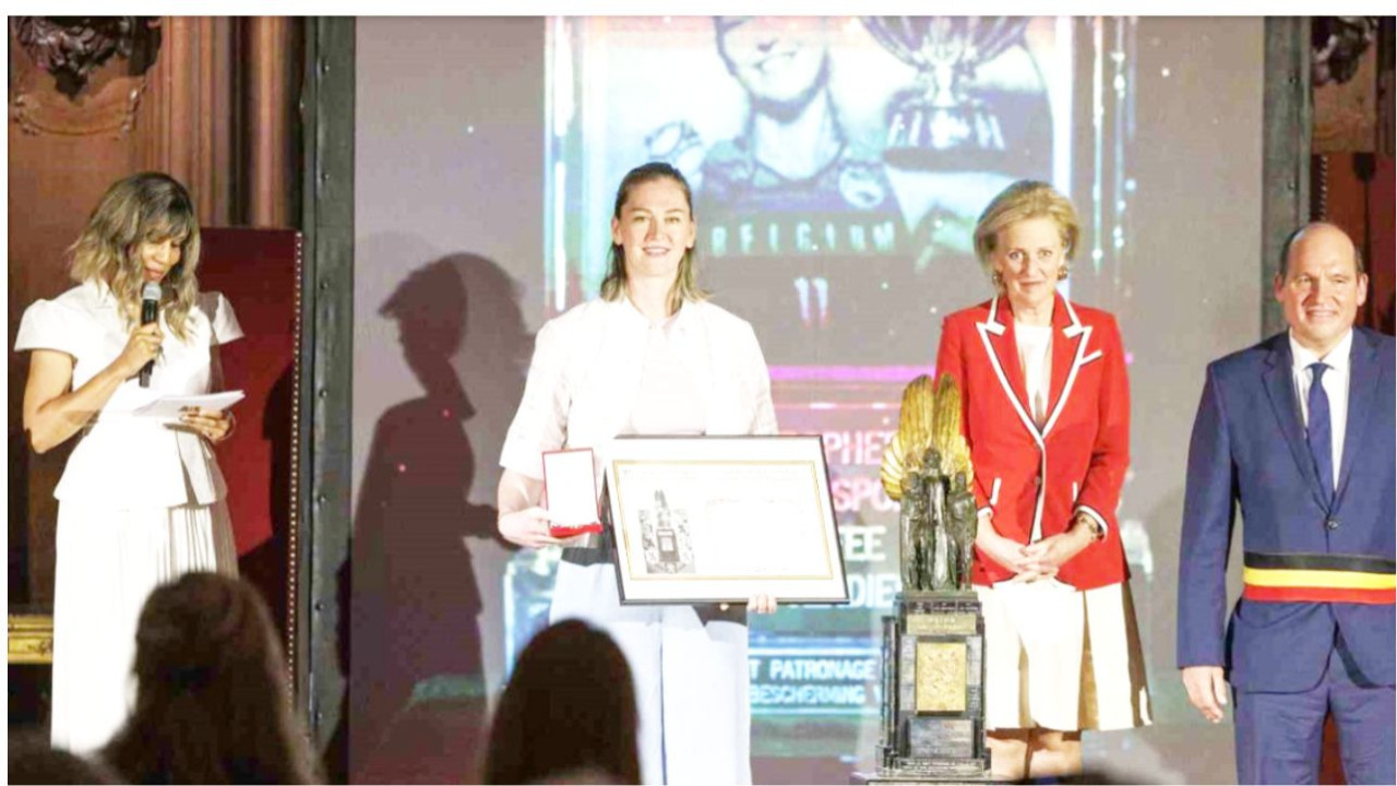 Fenerbahçeli Emma Meesseman, ülkesi Belçika’da onurlandırıldı