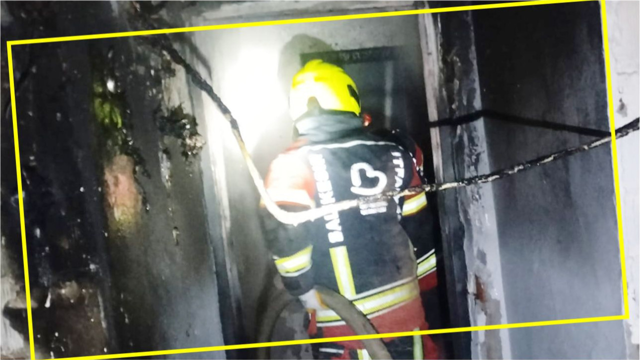 Havran Çamdibi’nde Gece Yangını