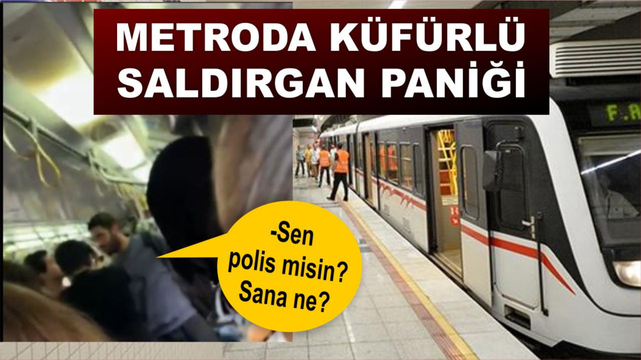 Metroda Genç Yolculara Saldırdı: “Sen Polis misin? Sana Ne?” O Anlar Kamerada