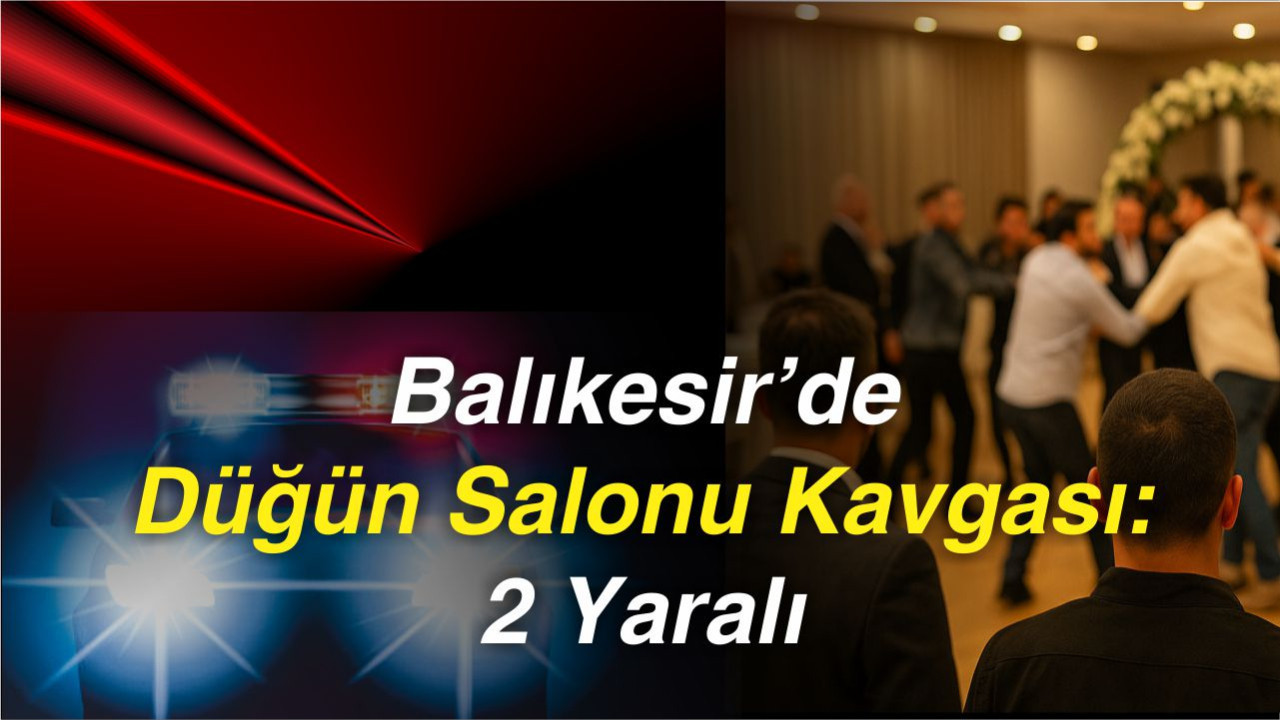 Balıkesir’de Düğün Salonu Kavgası: 2 Yaralı