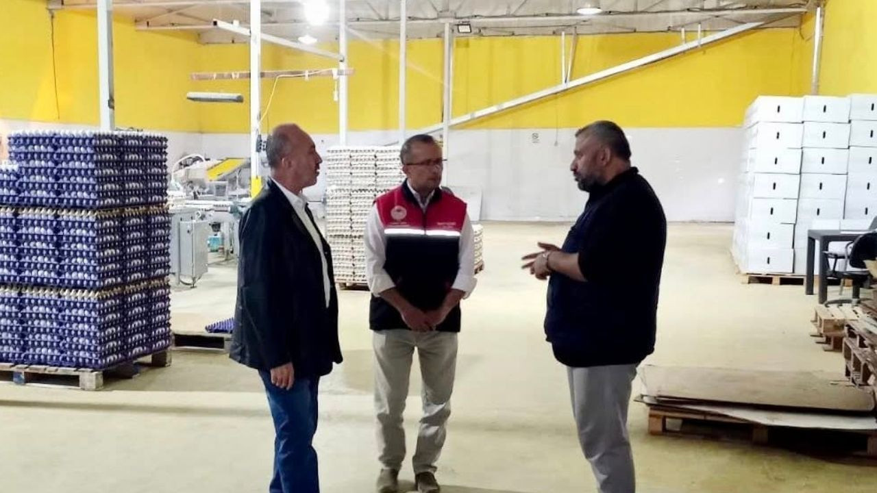 Savaştepe’de Yumurta Tesisi İncelendi