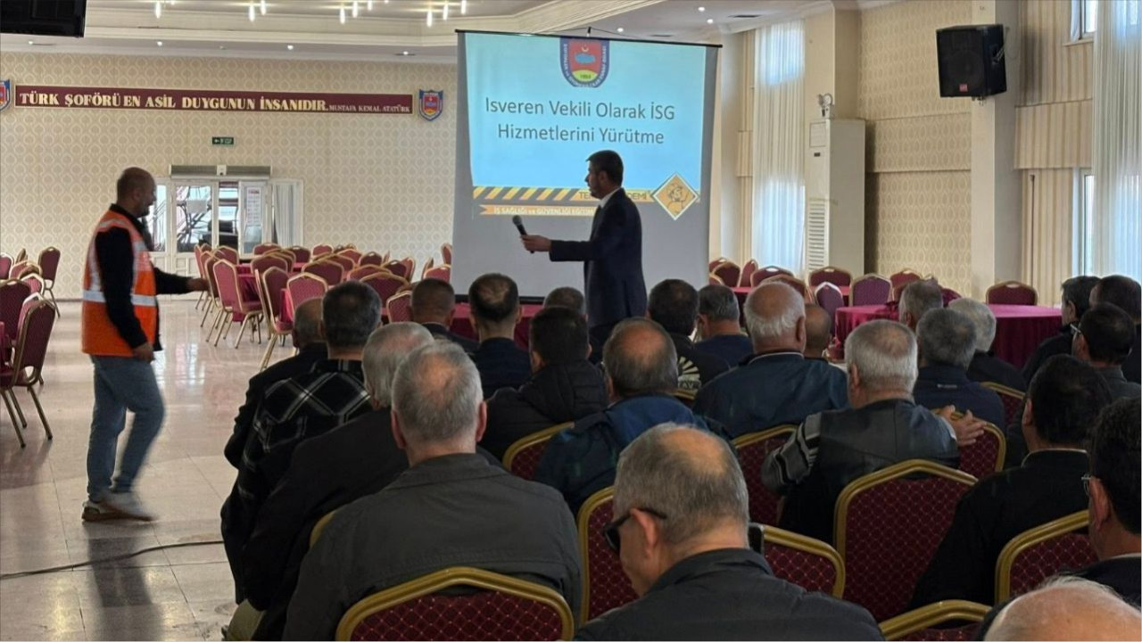 Balıkesir Şoförler Odası’ndan Üyelere İş Sağlığı ve Güvenliği Eğitimi