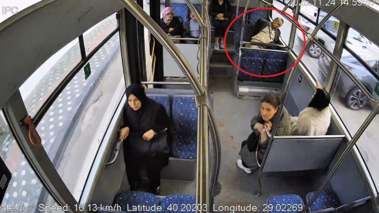 Otobüste fenalaşan adam için zamanla yarış