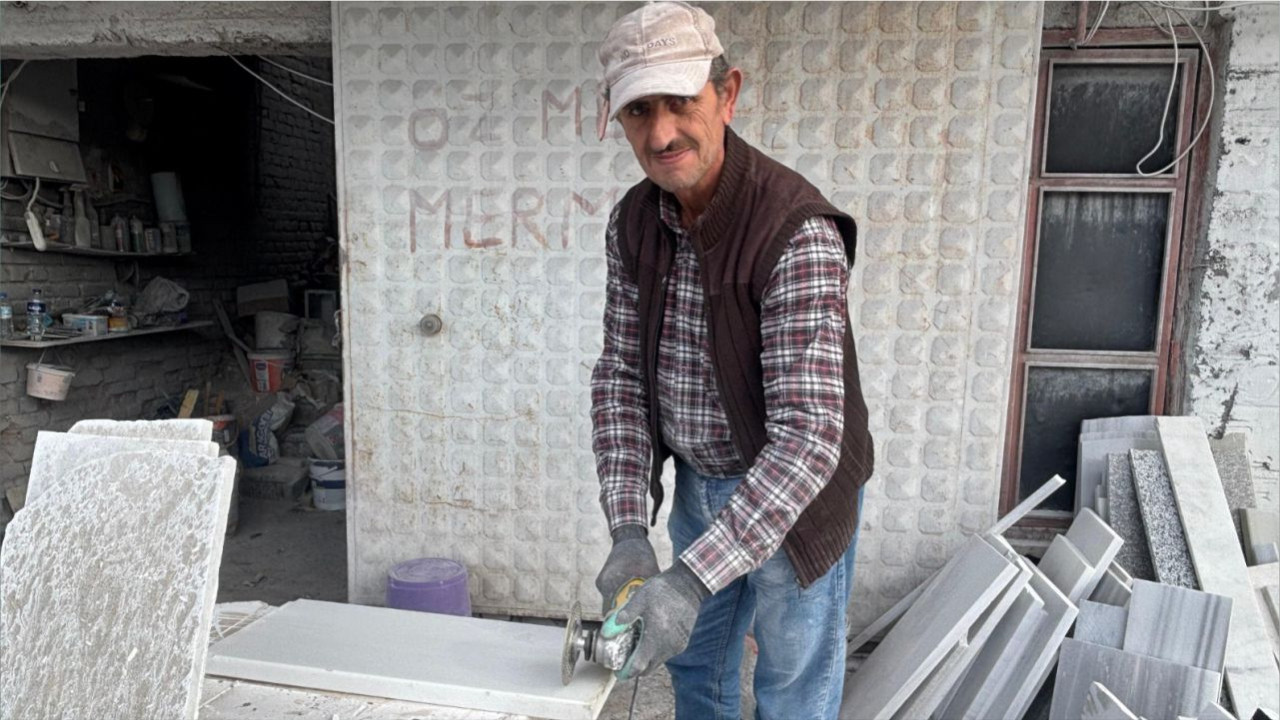 Balıkesirli Mermer Ustası; ‘Marmara Mermeri Rakipsiz’