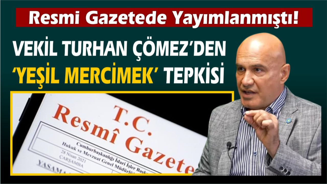 Balıkesir Milletvekili Turhan Çömez’den Sıfır Gümrüklü Mercimek Tepkisi!