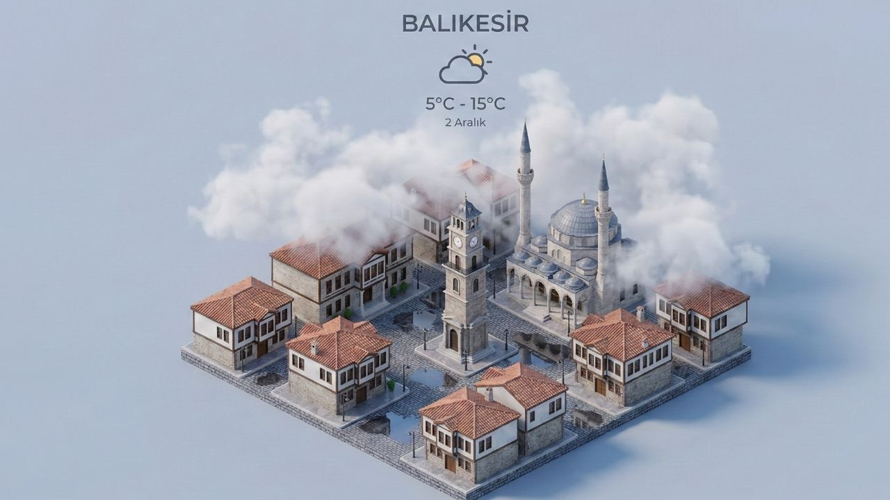 Balıkesir'de 5 Günlük Hava Durumu: Önce Sis, Sonra Sağanak Yağış Geliyor