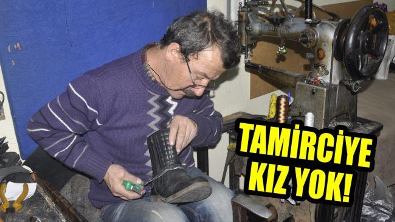 Tamirciye kız yok!