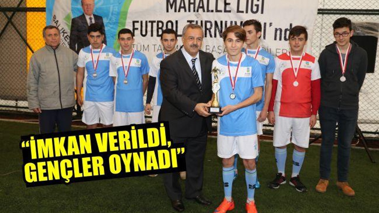 "İmkan verildi, gençler oynadı"