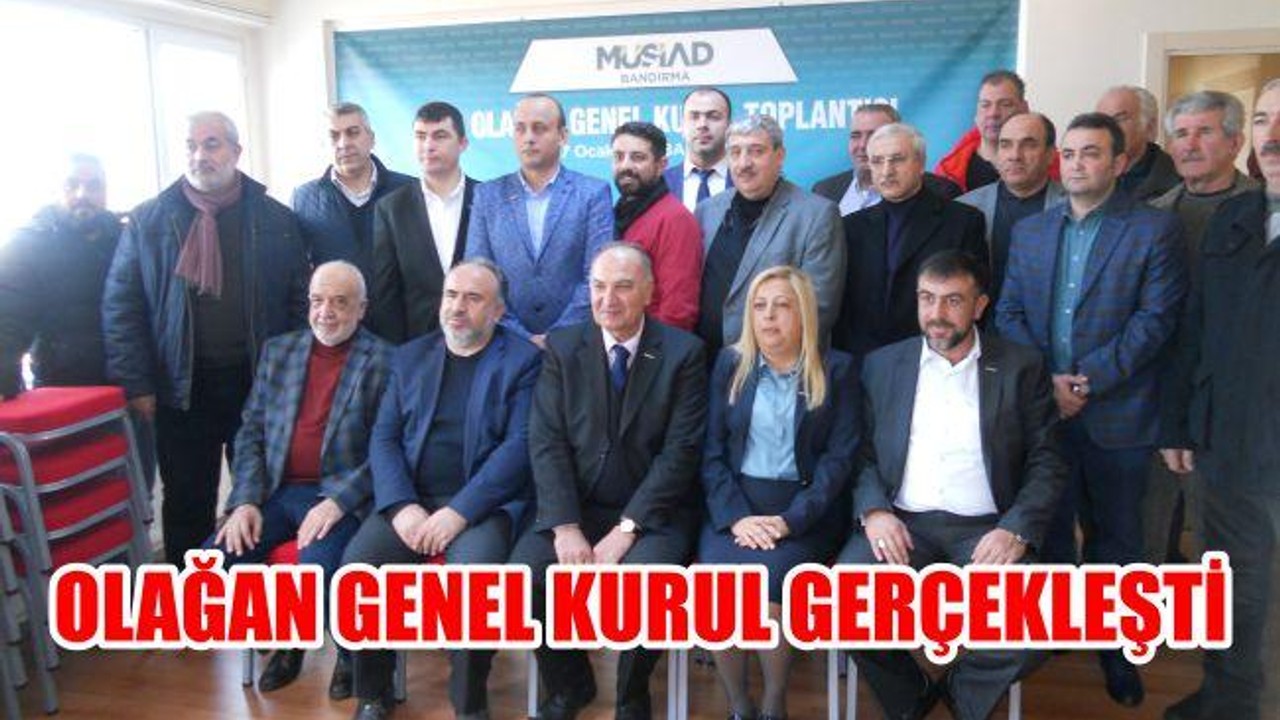 Olağan Genel Kurul Gerçekleşti