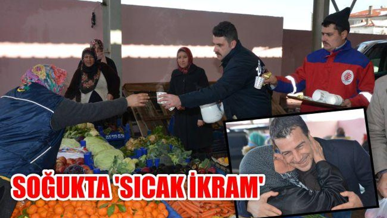 Soğukta 'Sıcak İkram'