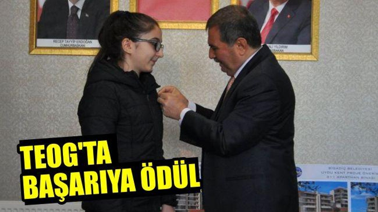 TEOG'ta Başarıya Ödül