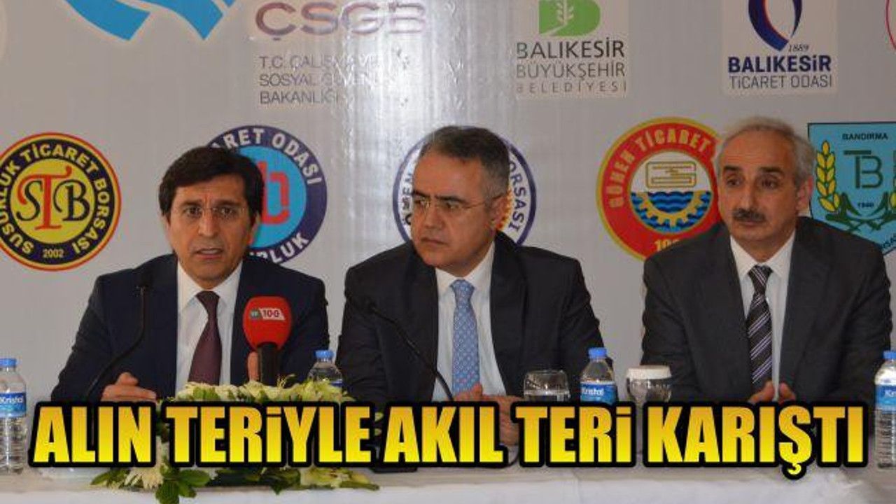 Alın Teriyle Akıl Teri Karıştı