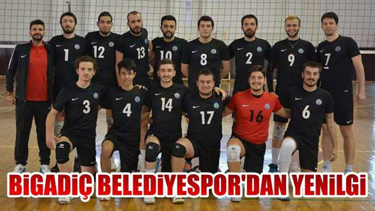 Bigadiç Belediyespor‘dan Yenilgi