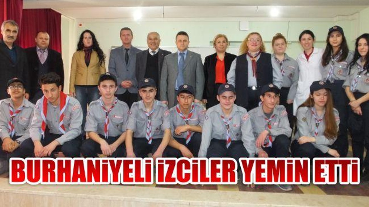 Burhaniyeli İzciler Yemin Etti