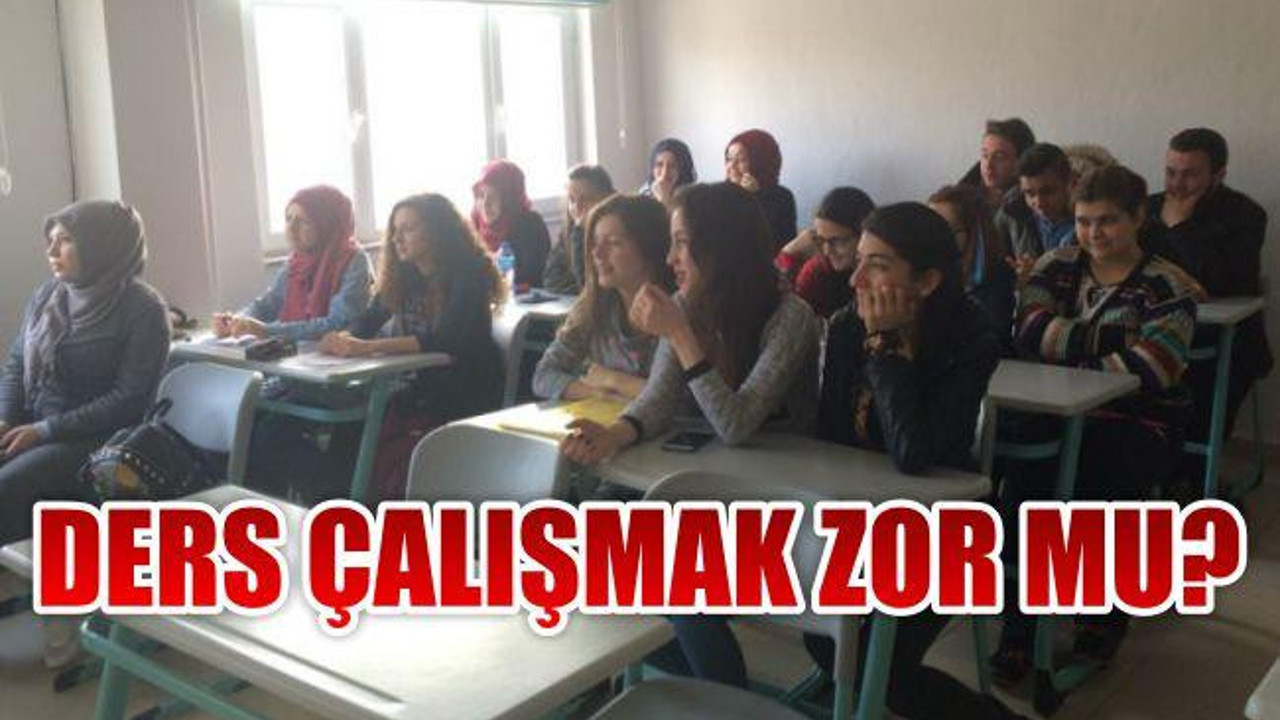 Ders Çalışmak Zor Mu?