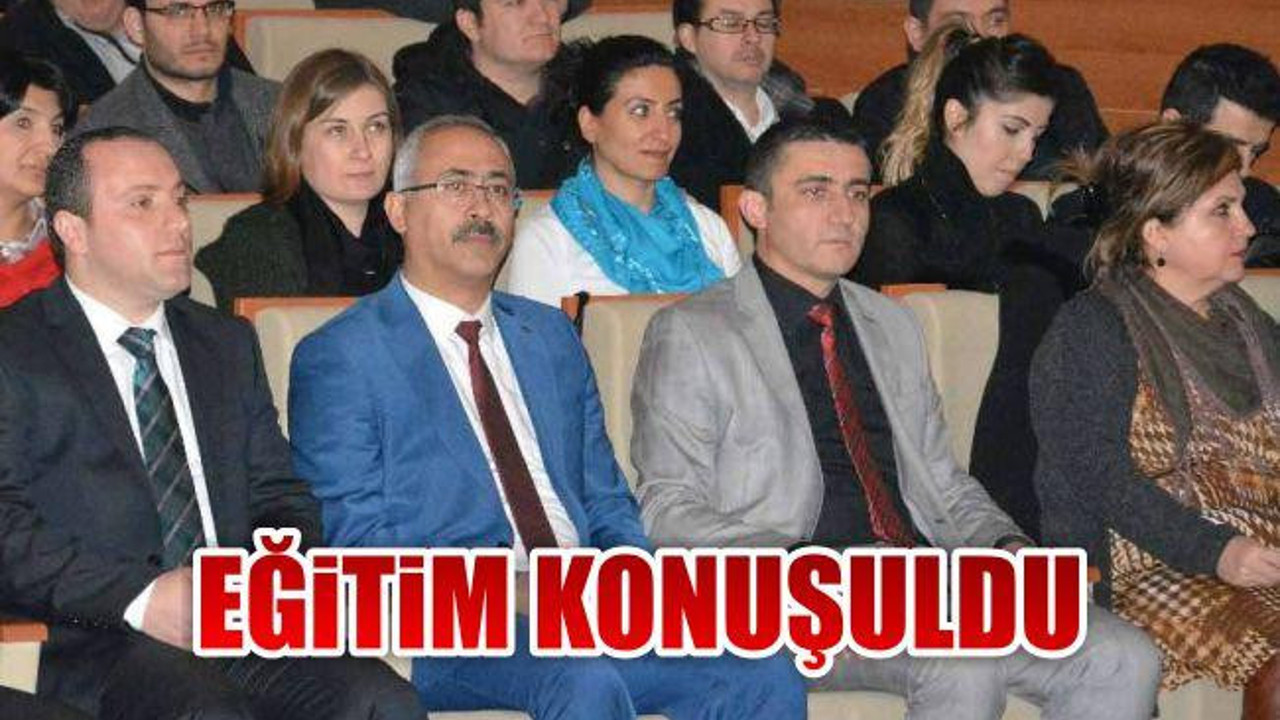 Eğitim Konuşuldu