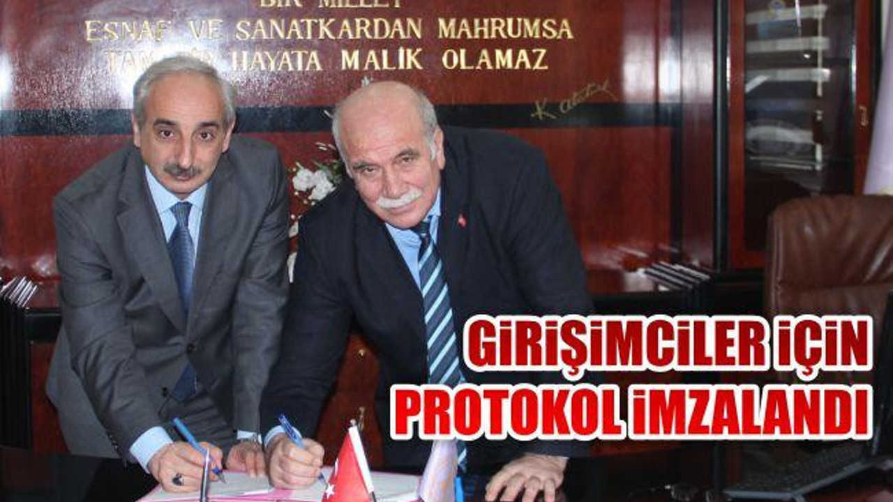 Girişimciler İçin Protokol İmzalandı
