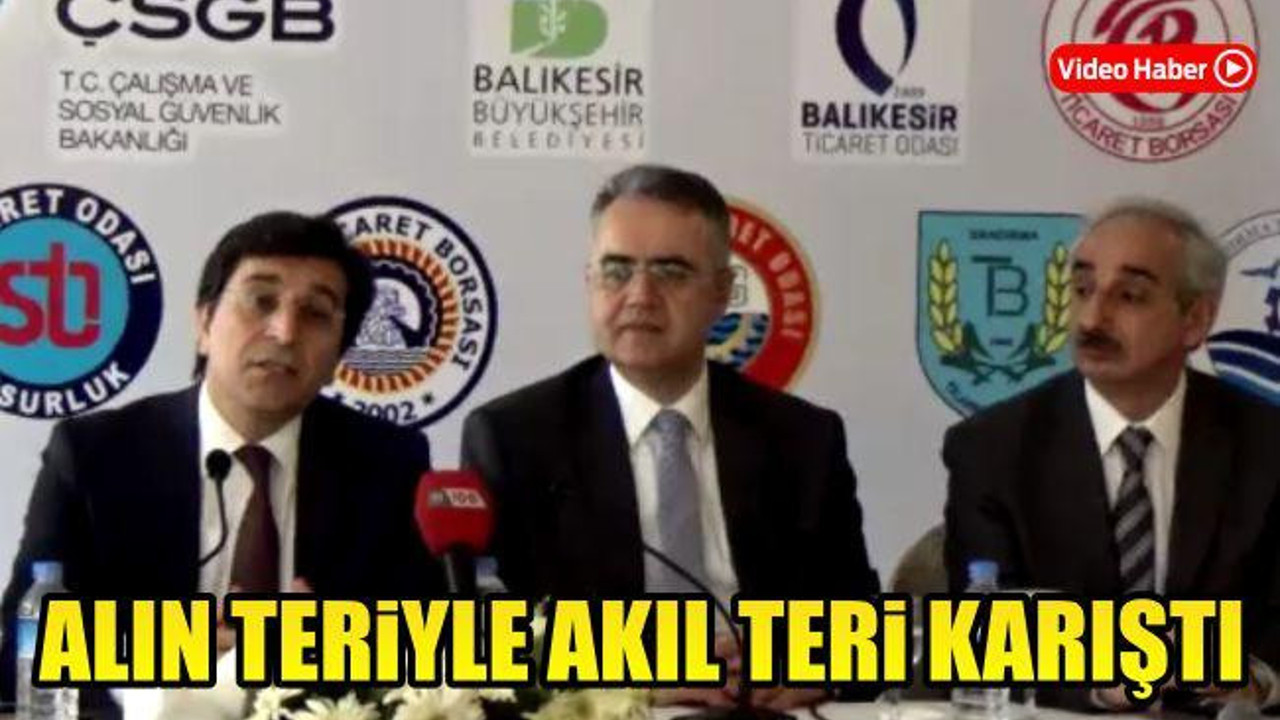 Alın Teriyle Akıl Teri Karıştı