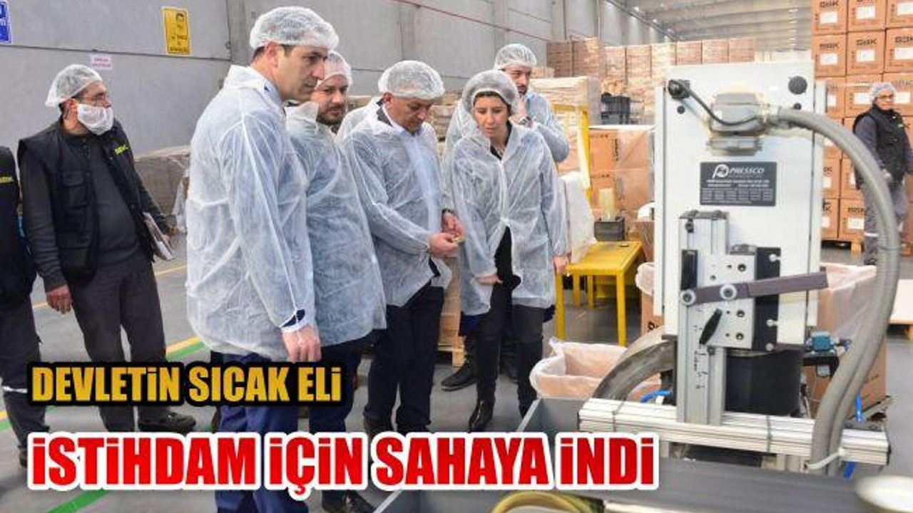 Devletin Sıcak Eli İstihdam İçin Sahaya İndi