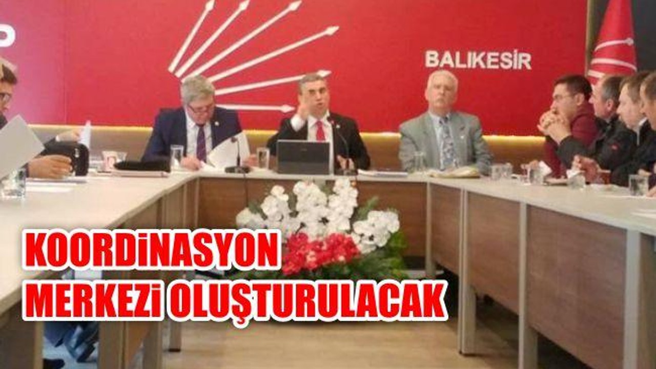 Koordinasyon Merkezi Oluşturulacak