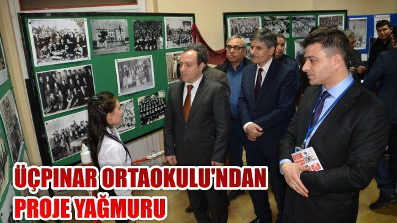 Üçpınar Ortaokulu'ndan Proje Yağmuru