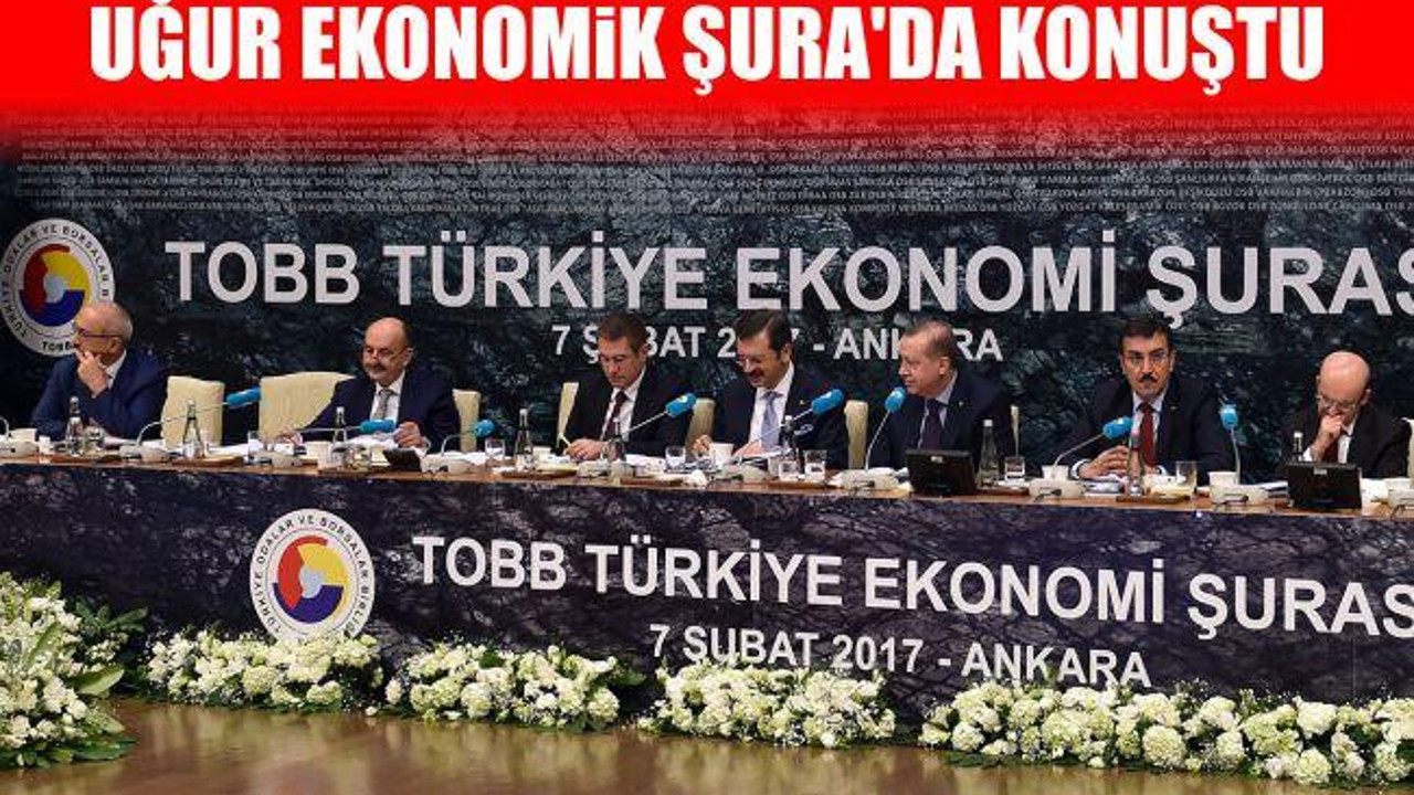 Uğur Ekonomik Şura'da Konuştu