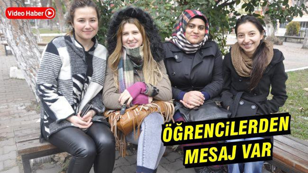 Öğrencilerden Mesaj Var